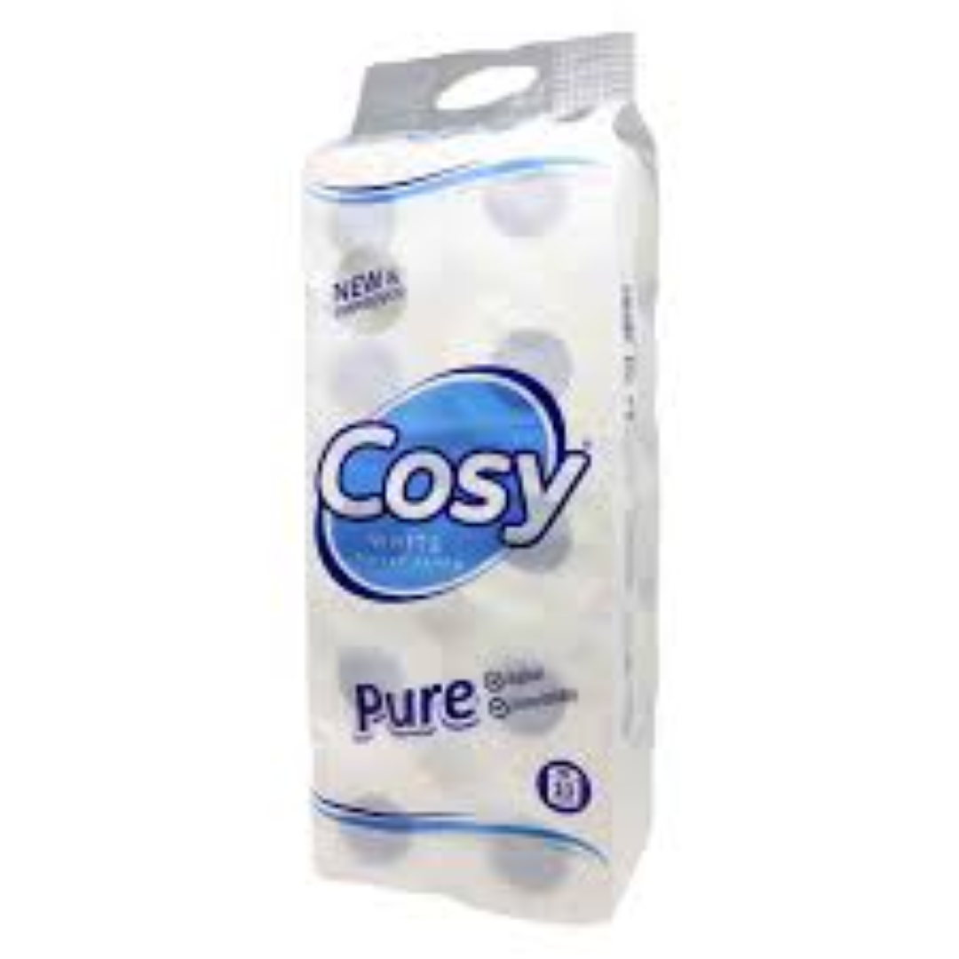 COSY TP EMB. UNWRAP 12X4S WHITE